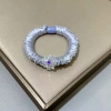 New high-end Korean version facial mask, crystal ring, small intestine hair band, ponytail, hair band, hair accessory Specification image
